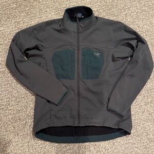 Arc'teryx Gray and Green Performance Jacket